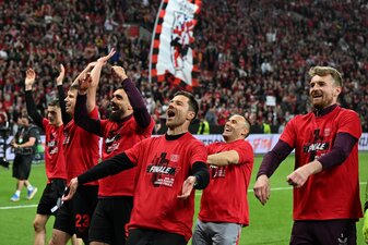Bayer Leverkusen will nun auch den Titel in der Europa League gewinnen. Bayer Leverkusen will nun auch den Titel in der Europa League gewinnen.