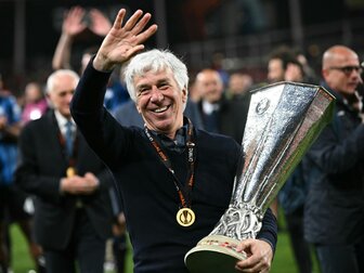 Medien: EL-Sieger Atalanta will mit Gasperini verlängern Medien: EL-Sieger Atalanta will mit Gasperini verlängern