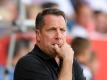 Trainer Markus Kauczinski ist mit dem FC Ingolstadt nach der Niederlage gegen Hoffenheim weiter sieglos. Foto: Armin Weigel
<br>dpa-infocom GmbH
