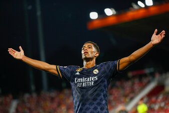 Entwickelte sich auf Anhieb zum Leistungsträger bei Real Madrid: Jude Bellingham. Entwickelte sich auf Anhieb zum Leistungsträger bei Real Madrid: Jude Bellingham.