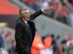 Carlo Ancelotti will nach zuletzt zwei sieglosen Partien gegen Frankfurt wieder als Sieger vom Platz. Foto: Andreas Gebert