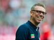 Peter Stöger freute sich über den Punktgewinn beim FC Bayern. Foto: Matthias Balk
<br>dpa-infocom GmbH