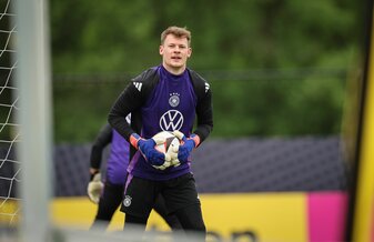 Torwart Alexander Nübel beim DFB-Training in Blankenhain. Torwart Alexander Nübel beim DFB-Training in Blankenhain.