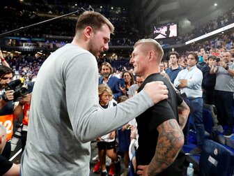 NBA-Star Doncic zu Kroos: "Bitte hör nicht auf" NBA-Star Doncic zu Kroos: "Bitte hör nicht auf"