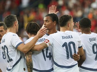 DFB-Gegner Schweiz schlägt Estland deutlich DFB-Gegner Schweiz schlägt Estland deutlich