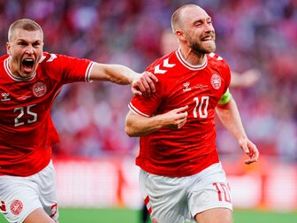 Mit Traumtor: Eriksen führt Dänemark zum Sieg Mit Traumtor: Eriksen führt Dänemark zum Sieg