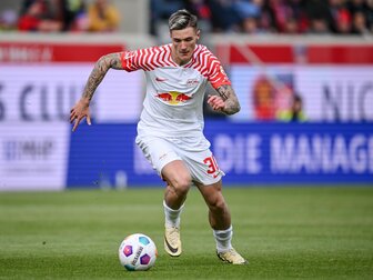 Stürmer Benjamin Sesko bleibt bei RB Leipzig. Stürmer Benjamin Sesko bleibt bei RB Leipzig.