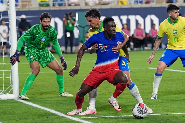 Das Testspiel zwischen den USA und Brasilien endete 1:1.