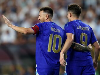 Zwei Messi-Tore: Argentinien glänzt bei Copa-Generalprobe Zwei Messi-Tore: Argentinien glänzt bei Copa-Generalprobe