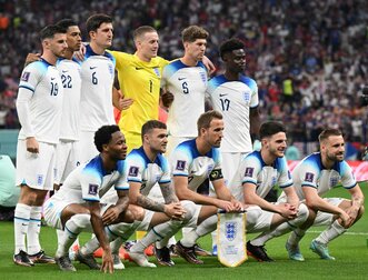 Englands Nationalteam trifft zum EM-Start auf Serbien. Englands Nationalteam trifft zum EM-Start auf Serbien.