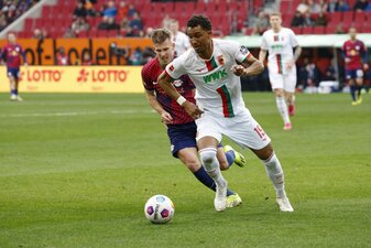 Verlässt Udokhai den FC Augsburg in diesem Sommer? Foto: Michaela Stache/AFP via Getty Images Verlässt Udokhai den FC Augsburg in diesem Sommer? Foto: Michaela Stache/AFP via Getty Images