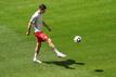 Robert Lewandowski beim Training der Polen.