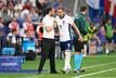 Englands Team um Trainer Gareth Southgate und Harry Kane kam nicht über ein 1:1 gegen Dänemark hinaus.