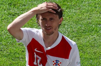 Kann dem kroatischen Spiel bislang nicht seinen Stempel aufdrücken: Luka Modric. Kann dem kroatischen Spiel bislang nicht seinen Stempel aufdrücken: Luka Modric.