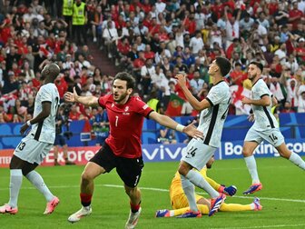 Sieg gegen Ronaldo: Georgiens EM-Märchen geht weiter Sieg gegen Ronaldo: Georgiens EM-Märchen geht weiter