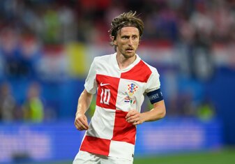 Luka Modric spielte seit 2012 bei Real Madrid, sein Vertrag lief am 30. Juni aus. Luka Modric spielte seit 2012 bei Real Madrid, sein Vertrag lief am 30. Juni aus.