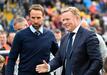 Treffen im EM-Halbfinale aufeinander: Englands Trainer Gareth Southgate (l) und Oranje-Coach Ronald Koeman.