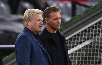 Kahn feuerte Nagelmann trotz der Chance auf drei Titel. Kahn feuerte Nagelmann trotz der Chance auf drei Titel.