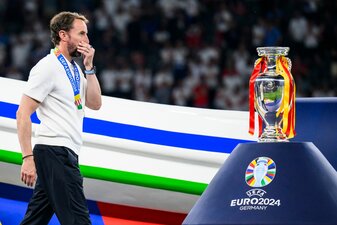 Gareth Southgate tritt als England-Coach zurück. Gareth Southgate tritt als England-Coach zurück.