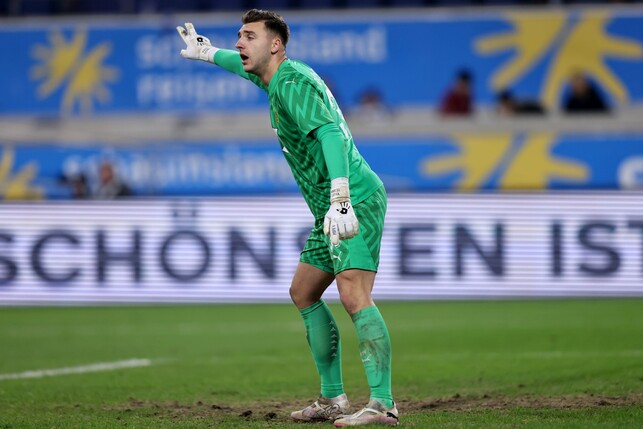 Aktuell Stammkeeper in der 3. Liga, aber Lotka möchte mehr. Foto: Christof Koepsel/Getty Images for DFB