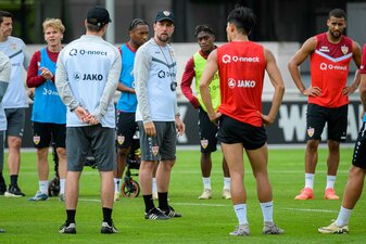 Auf die neue Saison bereitet sich der VfB Stuttgart auch in Japan vor. Auf die neue Saison bereitet sich der VfB Stuttgart auch in Japan vor.