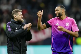 Robert Andrich hofft auf einen Verbleib von Jonathan Tah in Leverkusen. Robert Andrich hofft auf einen Verbleib von Jonathan Tah in Leverkusen.