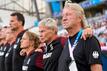 Horst Hrubsch und sein Trainerteam: Medaille winkt