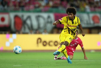 Karim Adeyemi hat einen Riegel vor Gerüchte über einen Juve-Transfer geschoben. | Foto: Kiyoshi Ota/Getty Images Karim Adeyemi hat einen Riegel vor Gerüchte über einen Juve-Transfer geschoben. | Foto: Kiyoshi Ota/Getty Images