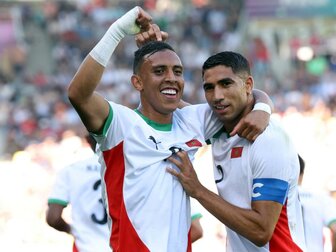 Mit Torfestival: Marokko holt erstmals Medaille im Fußball Mit Torfestival: Marokko holt erstmals Medaille im Fußball