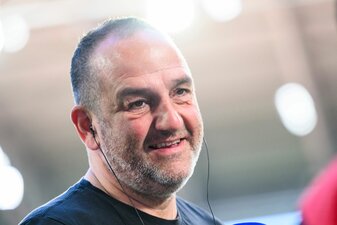 Der 1. FC Heidenheim mit Spieler Frank Schmidt trifft in den Playoffs der Conference League auf den schwedischen Club BK Häcken. Der 1. FC Heidenheim mit Spieler Frank Schmidt trifft in den Playoffs der Conference League auf den schwedischen Club BK Häcken.