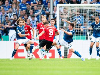 Pokal: Hannover scheitert in Bielefeld Pokal: Hannover scheitert in Bielefeld