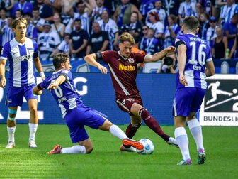 Foto: Hertha gewinnt nach fulminantem Schlussspurt