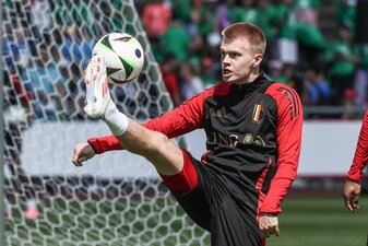 Auf dem Weg nach Leipzig? Arthur Vermeeren könnte Atlético Madrid nach Sachsen verlassen. Auf dem Weg nach Leipzig? Arthur Vermeeren könnte Atlético Madrid nach Sachsen verlassen.