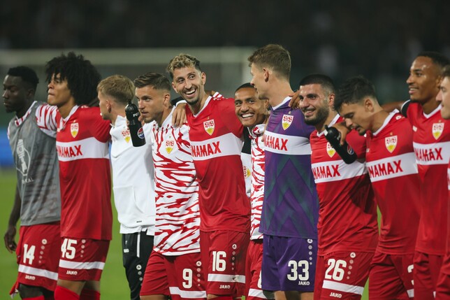 Nach dem 5:0-Kantersieg in Münster ist beim VfB das Lächeln zurück.  