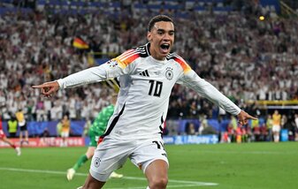 Bayern-Profi Jamal Musiala spielte bei der EM groß auf. Bayern-Profi Jamal Musiala spielte bei der EM groß auf.
