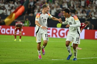 Musiala und Wirtz stehen für pure Fußball-Freude. Musiala und Wirtz stehen für pure Fußball-Freude.