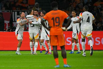 Deniz Undav mit zwei Scorern gegen die Niederlande. | Foto: NICOLAS TUCAT/AFP via Getty Images Deniz Undav mit zwei Scorern gegen die Niederlande. | Foto: NICOLAS TUCAT/AFP via Getty Images