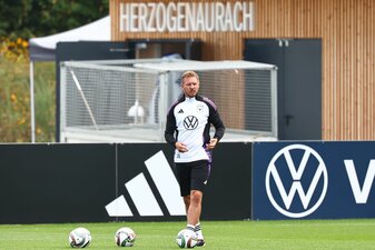 Inzwisschen Stammgast in Herzogenaurach: Bundestrainer Julian Nagelsmann. Inzwisschen Stammgast in Herzogenaurach: Bundestrainer Julian Nagelsmann.