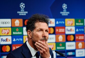 Trainer Diego Simeone hofft auf einen erfolgreichen Auftakt in der Königsklasse. Trainer Diego Simeone hofft auf einen erfolgreichen Auftakt in der Königsklasse.