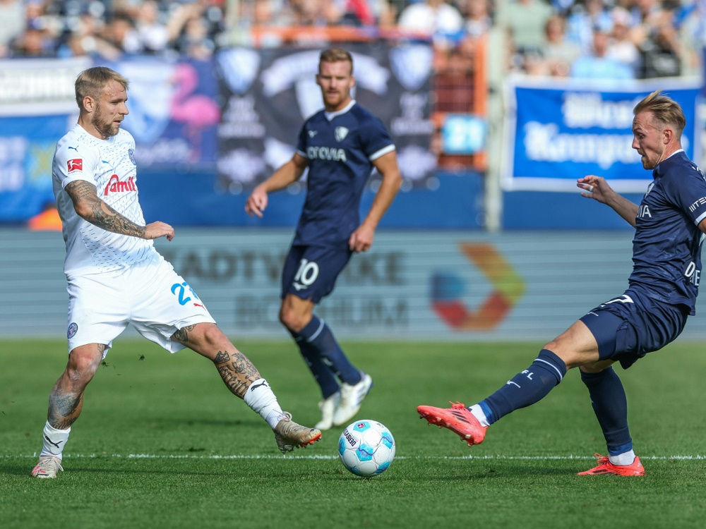 Erster Bundesliga-Punkt für Kiel - Bochum weiter sieglos