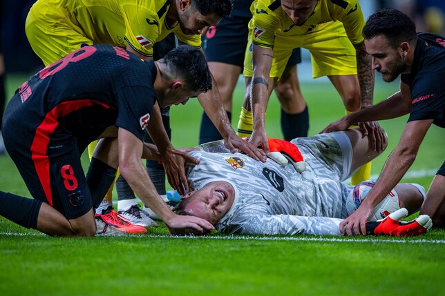Marc-Andre ter Stegen nach der Verletzung