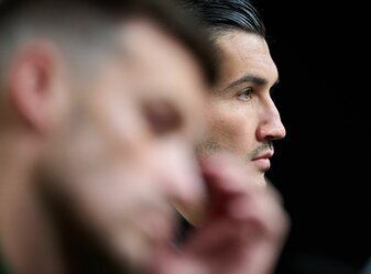 Pascal Groß und Nuri Sahin hoffen auf einen Sieg im Champions-League-Duell mit Celtic Glasgow. Pascal Groß und Nuri Sahin hoffen auf einen Sieg im Champions-League-Duell mit Celtic Glasgow.