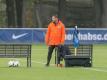 Hertha-Trainer Pal Dardai hat sein Team gut auf den 1. FC Köln eingestellt. Foto: Paul Zinken