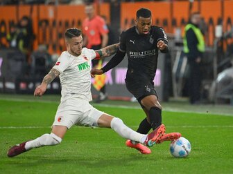 Kleindienst-Tor zu wenig: Augsburg schlägt Gladbach Kleindienst-Tor zu wenig: Augsburg schlägt Gladbach