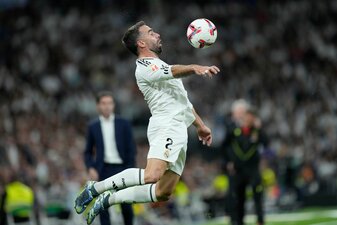 Verletzt sich in der Nachspielzeit: Dani Carvajal. Verletzt sich in der Nachspielzeit: Dani Carvajal.