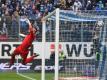 Hertha BSC gewann das Spitzenspiel gegen den 1. FC köln mit 2:1. Foto: Annegret Hilse