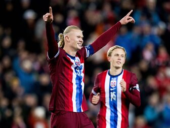 Dank Doppelpack: Haaland steigt zu Norwegens Rekordtorjäger auf Dank Doppelpack: Haaland steigt zu Norwegens Rekordtorjäger auf