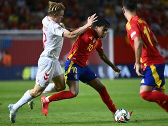 Sieg gegen Dänemark: Spanien übernimmt Tabellenführung Sieg gegen Dänemark: Spanien übernimmt Tabellenführung