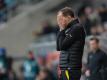 Dortmunds Trainer Thomas Tuchel schlägt die Hände vor das Gesicht. Foto: Andreas Gebert