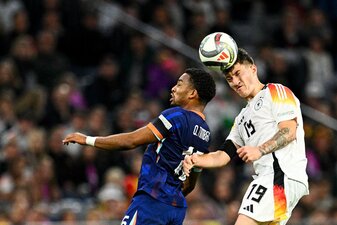 Angelo Stiller (r.) empfahl sich für weitere Einsätze im DFB-Trikot. Angelo Stiller (r.) empfahl sich für weitere Einsätze im DFB-Trikot.